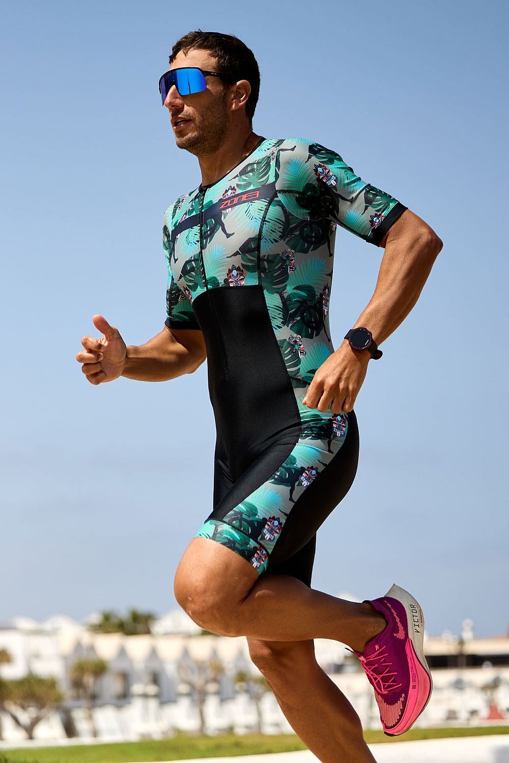 97487-Zone3-Activate-plus-korte-mouw-trisuit-Tribal-Rush-heren-afbeelding-3