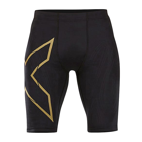 63637-2XU-Light-Speed-Compression-Shorts-BlackGold-Reflective-Heren-afbeelding-1