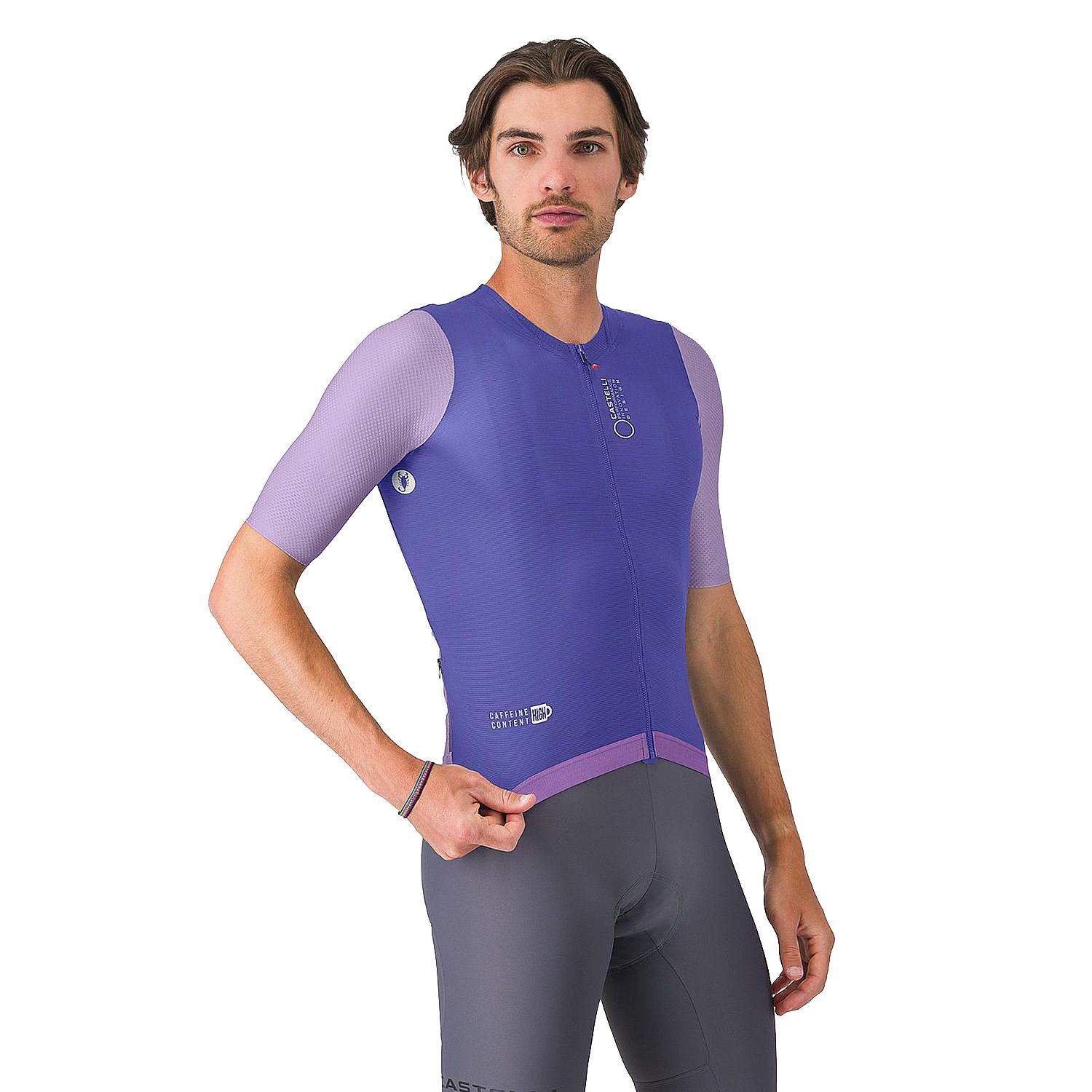 140611-Castelli-corretto-jersey-ultravioletpurple-mist-white-heren-afbeelding-1