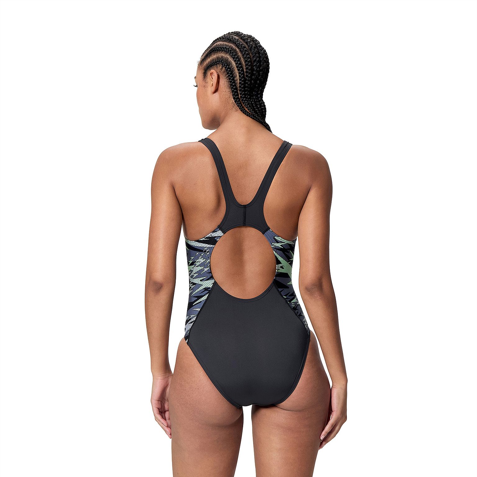 143536-Speedo-Hyperboom-Splice-Muscleb-badpak-zwartgroen-dames-afbeelding-5