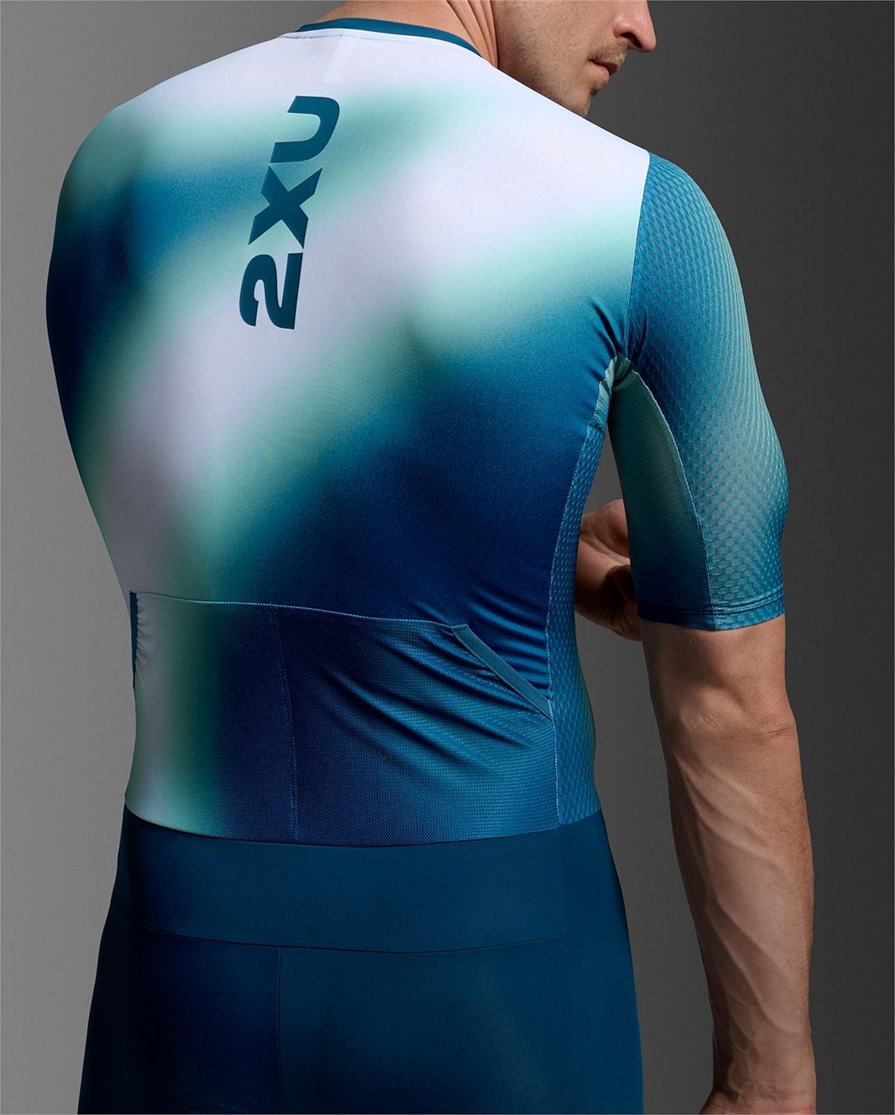 143257-2XU-Aero-Hex-Trisuit-korte-mouw-jelly-mintmajol-Heren-afbeelding-5