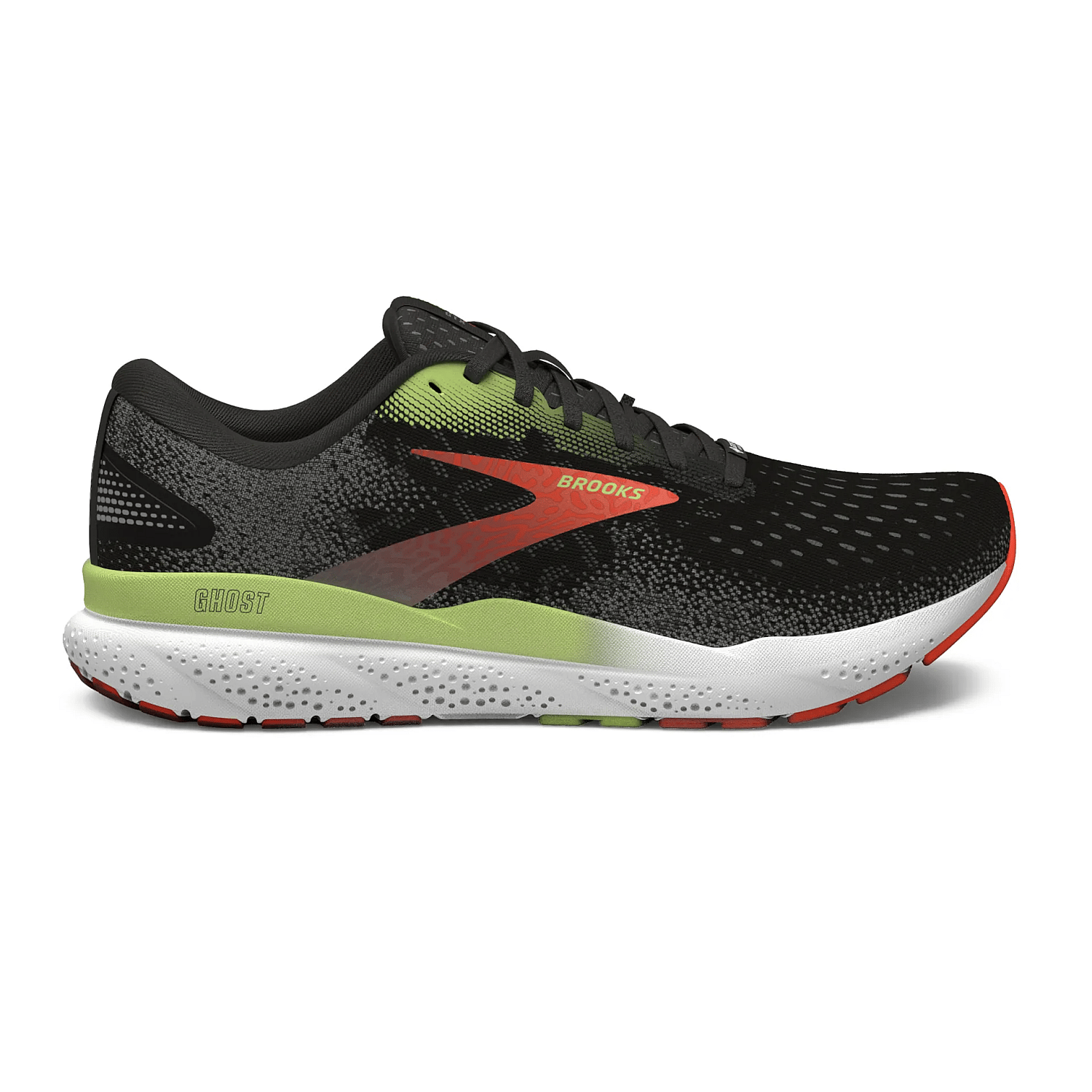 1104301D049-Brooks-Ghost-16-GTX-hardloopschoenen-blackmandarin-redgreen-heren-afbeelding-1