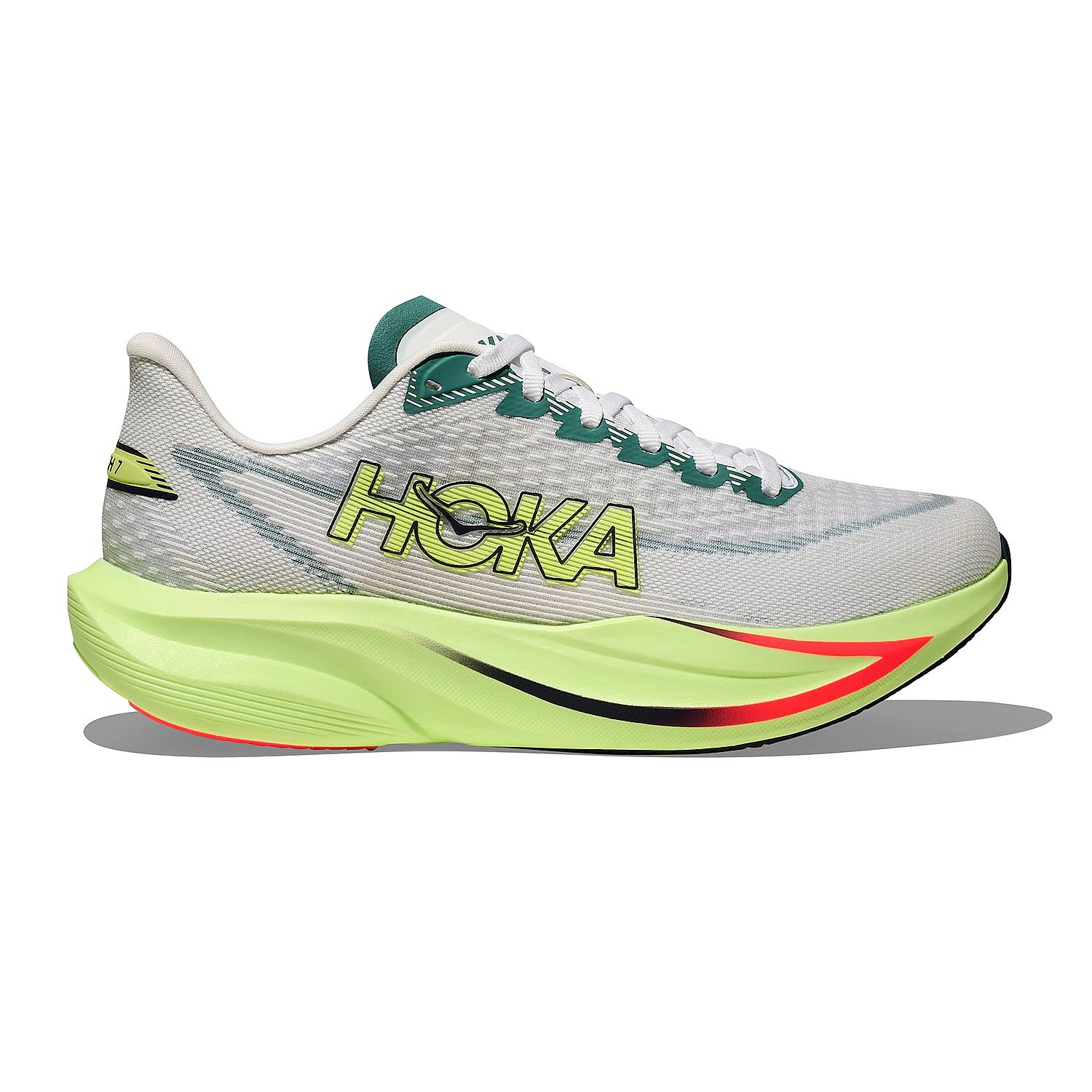 122907-Hoka-Mach-7-hardloopschoenen-FrostNeon-Yuzu-dames-afbeelding-1
