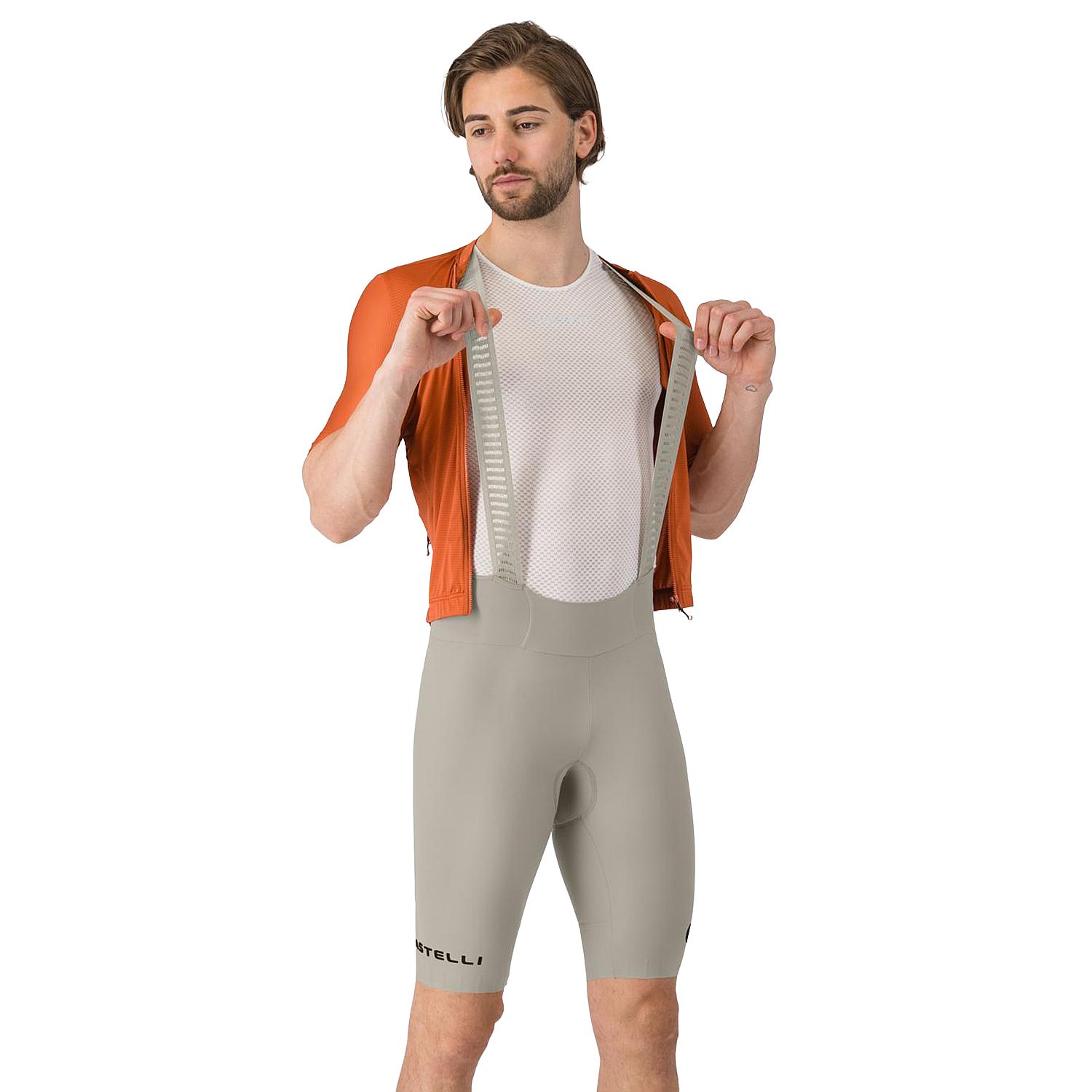 4526001-053-Castelli-espresso-2-bibshort-silver-moon-heren-afbeelding-1