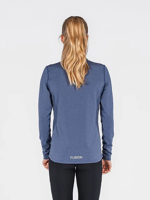 94473-Fusion-C3-Zip-Neck-blauw-dames-afbeelding-2