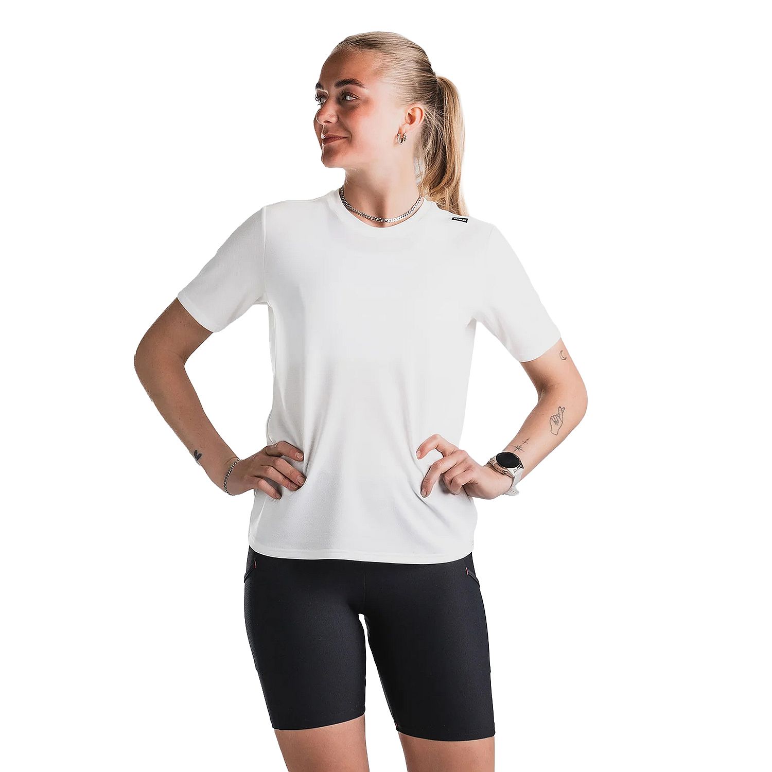 144536-Fusion-Tempo-Two-Run-T-shirt-dames-wit-afbeelding-1