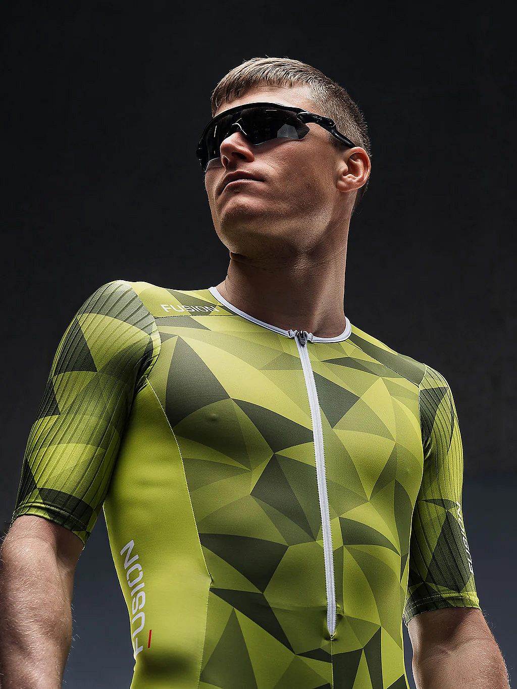 99989-Fusion-TEMPO-One-Suit-korte-mouw-lime-unisex-afbeelding-6