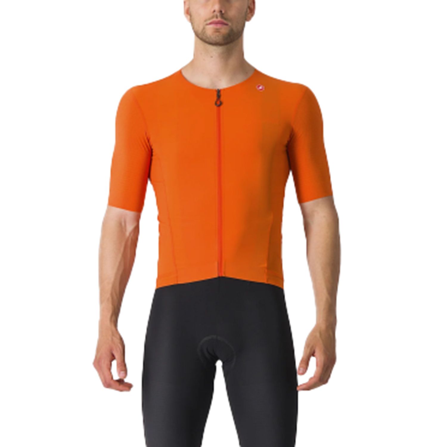 98221-Castelli-Premio-black-fietsshirt-korte-mouw-oranje-heren-afbeelding-1