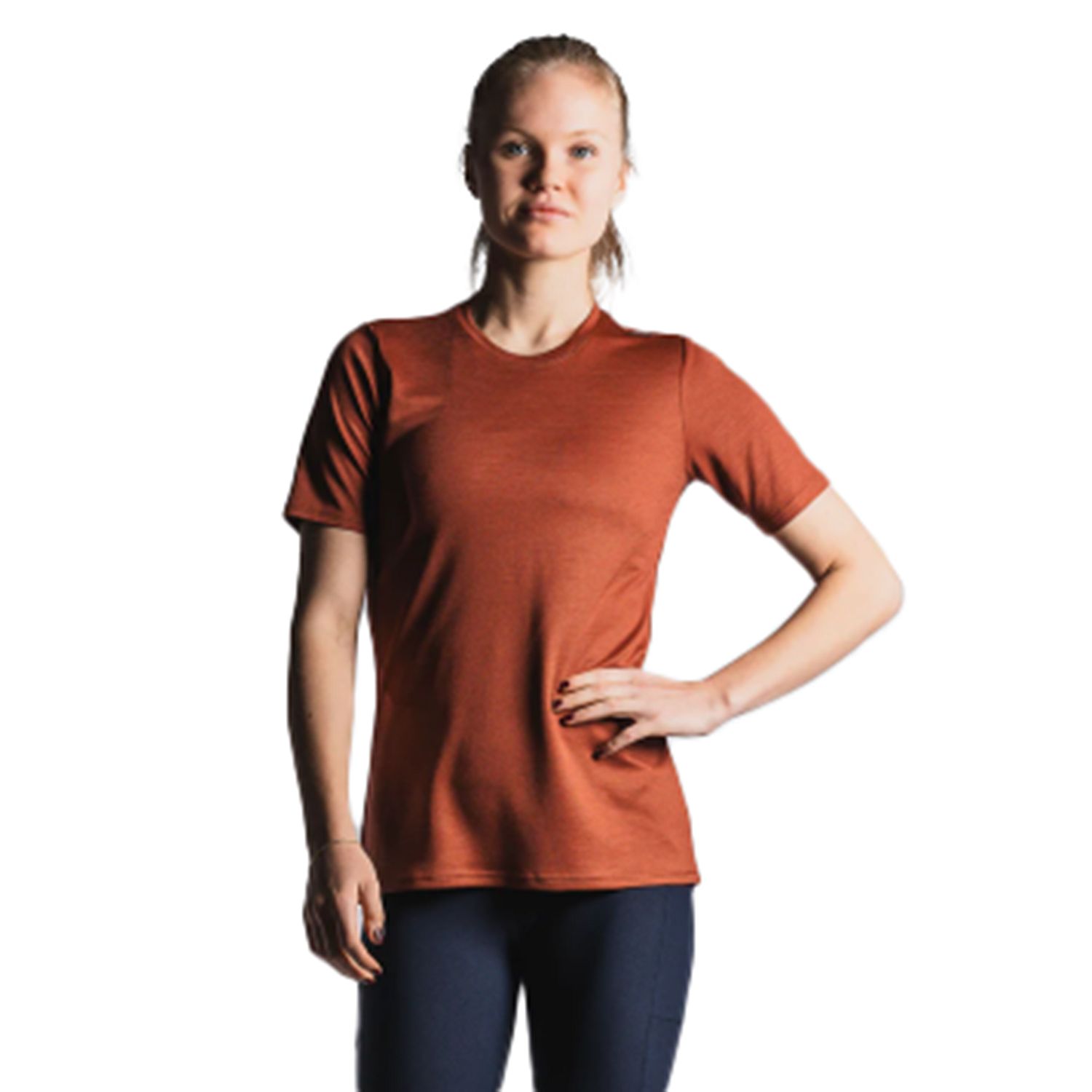 102339-Fusion-Technical-Merino-150-T-Shirt-rood-dames-afbeelding-1