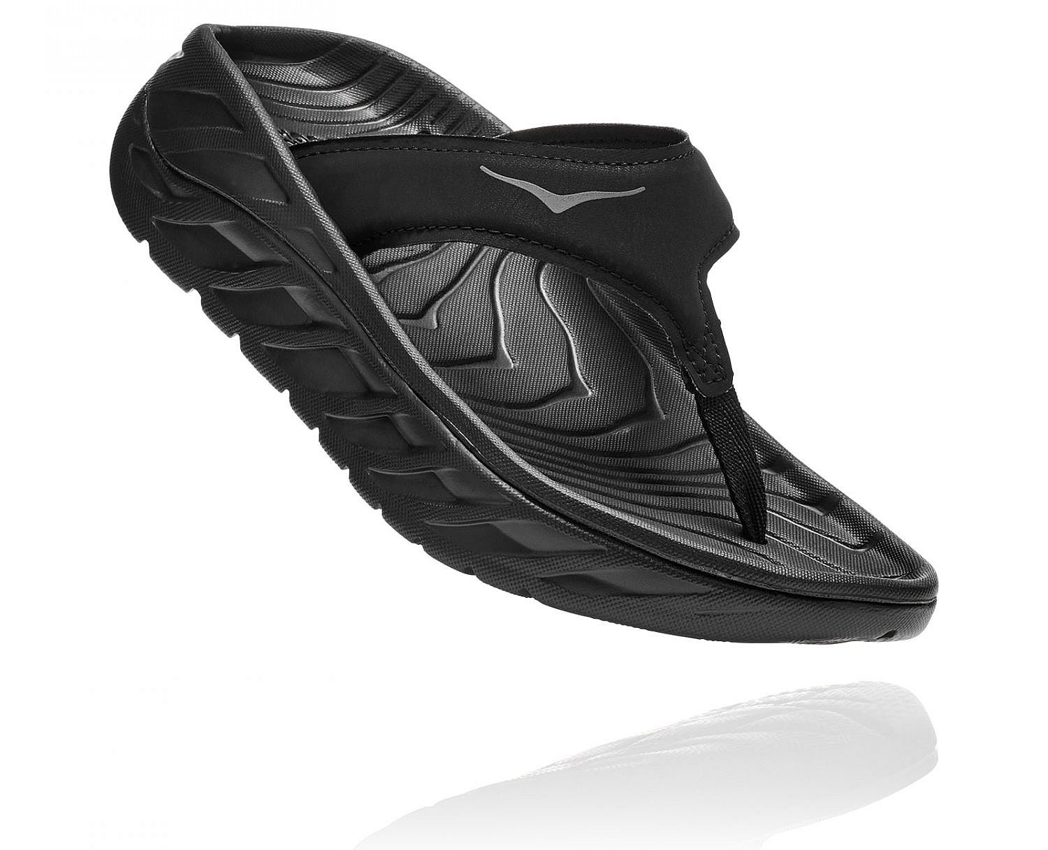 1117910-BDGGR-Hoka-ORA-Recovery-Flip-slippers-zwart-dames-afbeelding-1