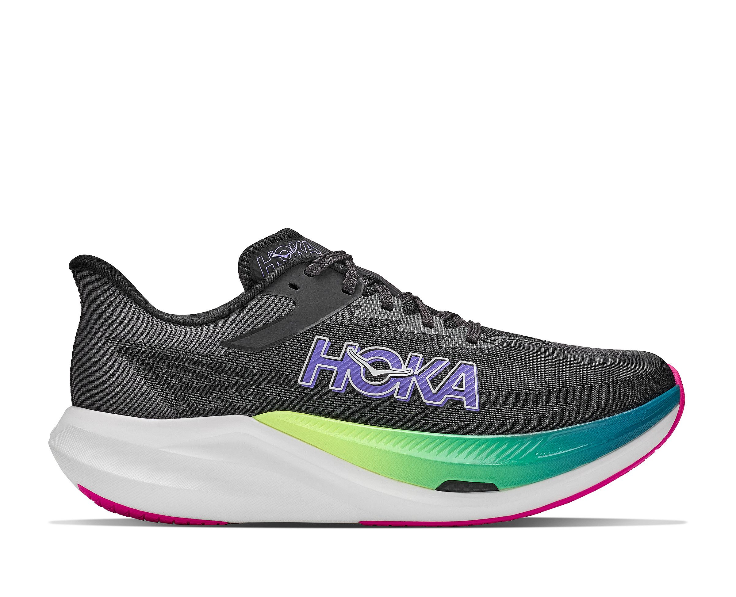 144786-Hoka-Rocket-X-3-hardloopschoenen-blackneon-nebula-unisex-afbeelding-1