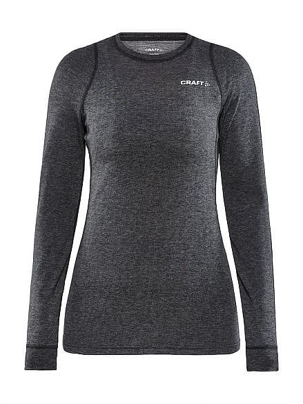 71665-Craft-Core-Wool-merino-lange-mouw-ondershirt-dames-zwart-afbeelding-1