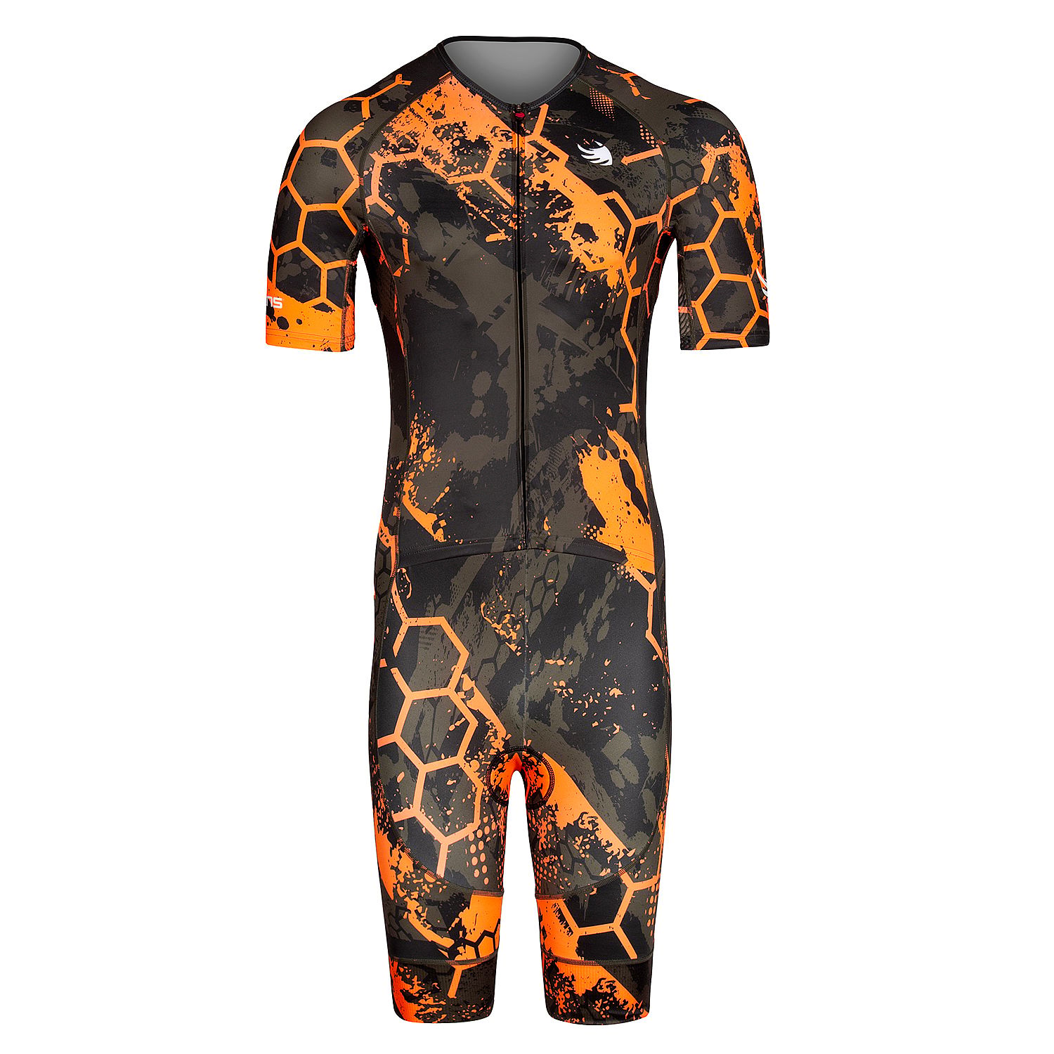 105575-BTTLNS-Typhon-2.0-HEXA-trisuit-korte-mouw-Artillery-GreenViolent-Orange-heren-afbeelding-2