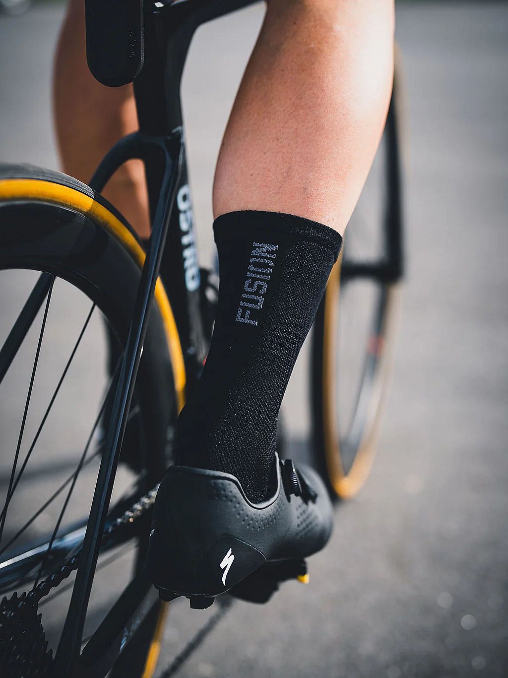 94725-Fusion-Cycling-Socks-Merino-zwart-Unisex-afbeelding-5