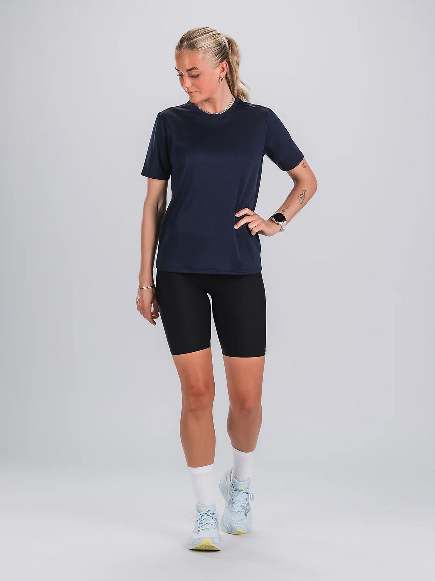 144515-Fusion-Tempo-Two-Run-T-shirt-dames-donkerblauw-afbeelding-4