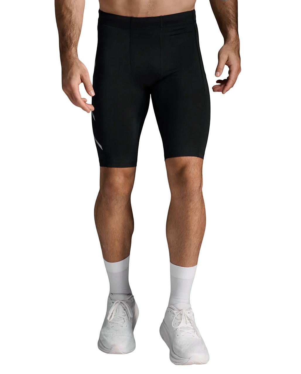113468-2XU-Core-Compression-Shorts-BlackSilver-Heren-afbeelding-1
