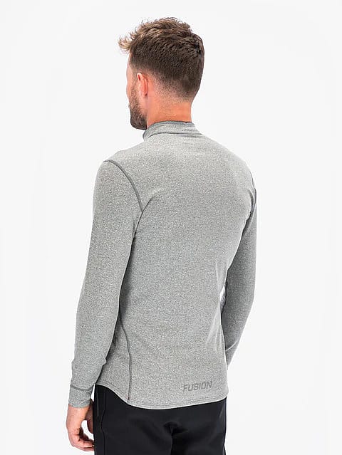 94306-Fusion-C3-Zip-Neck-lichtgrijs-heren-afbeelding-2