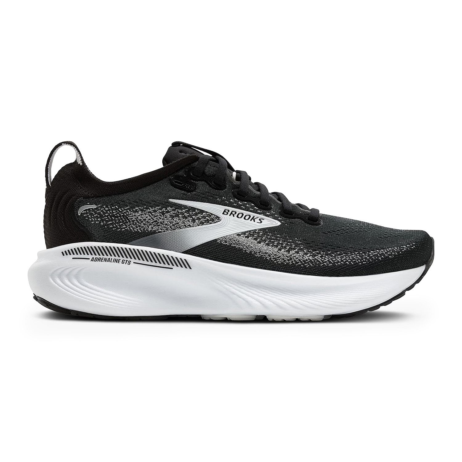 122273-Brooks-Adrenaline-GTS-25-hardloopschoenen-BlackGreyWhite-heren-afbeelding-1