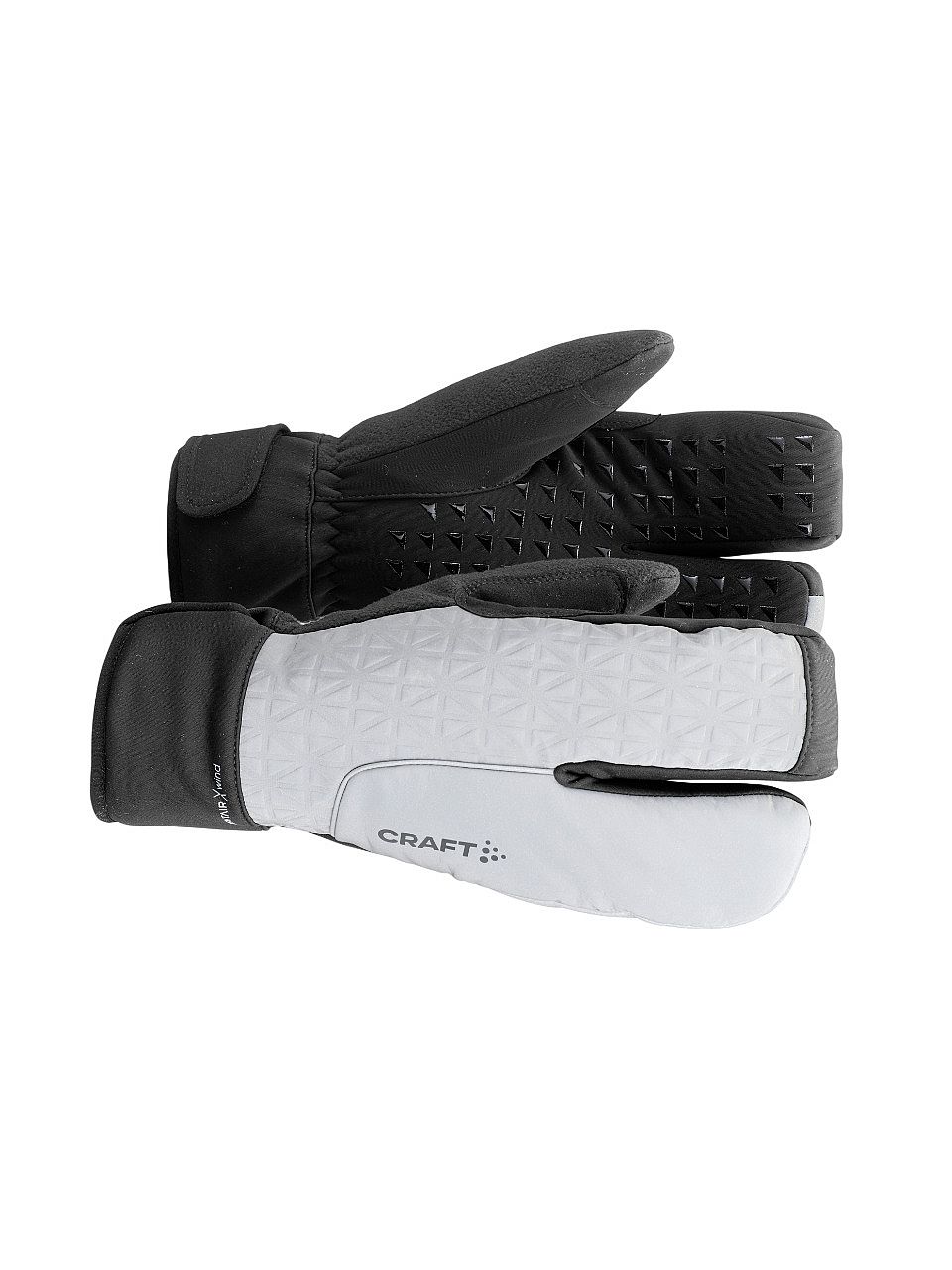 1906571-926999-Craft-Siberian-2.0-Split-finger-fietshandschoenen-zilverzwart-unisex-afbeelding-1