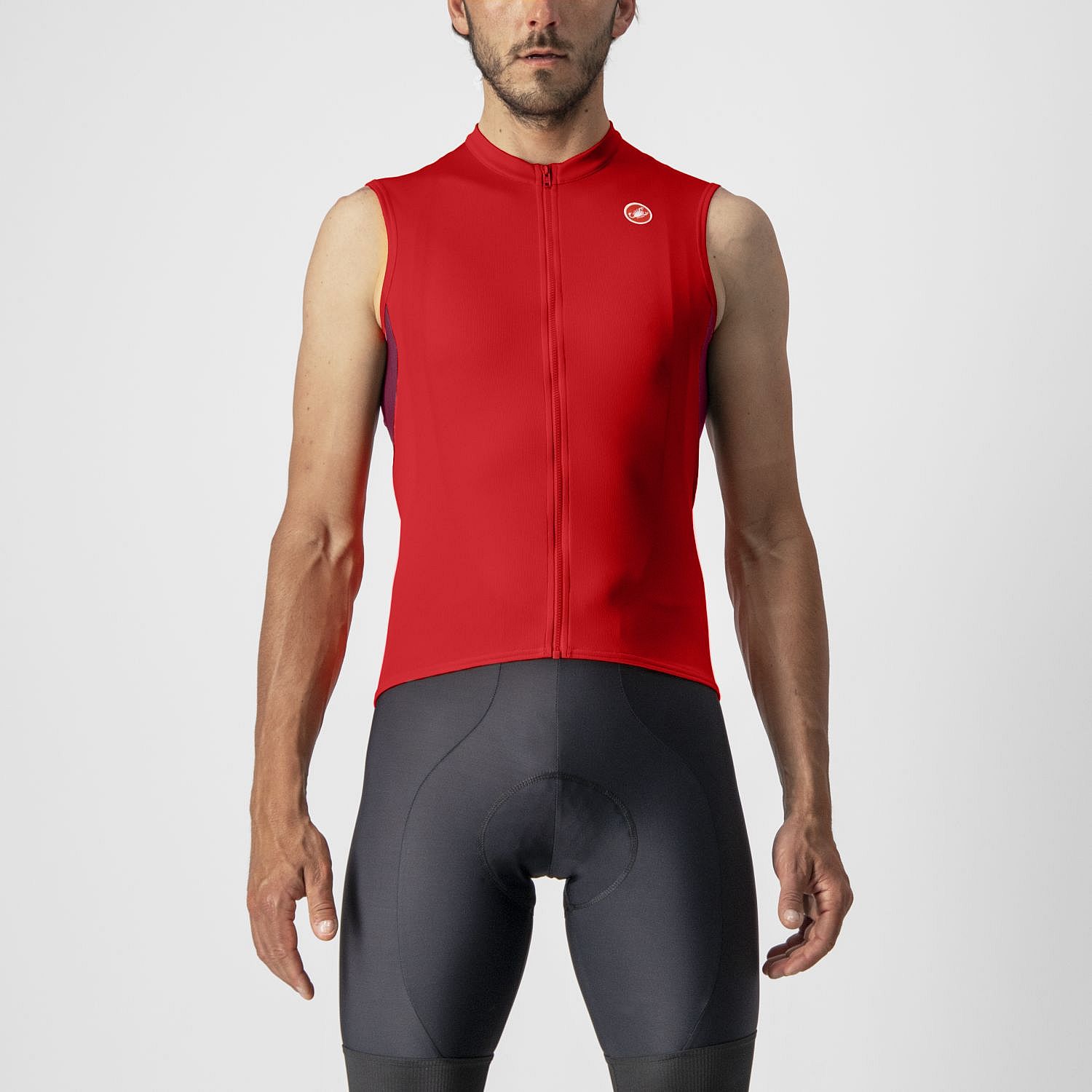 4522026-023-Castelli-Entrata-VI-mouwloos-fietsshirt-rood-heren-afbeelding-1