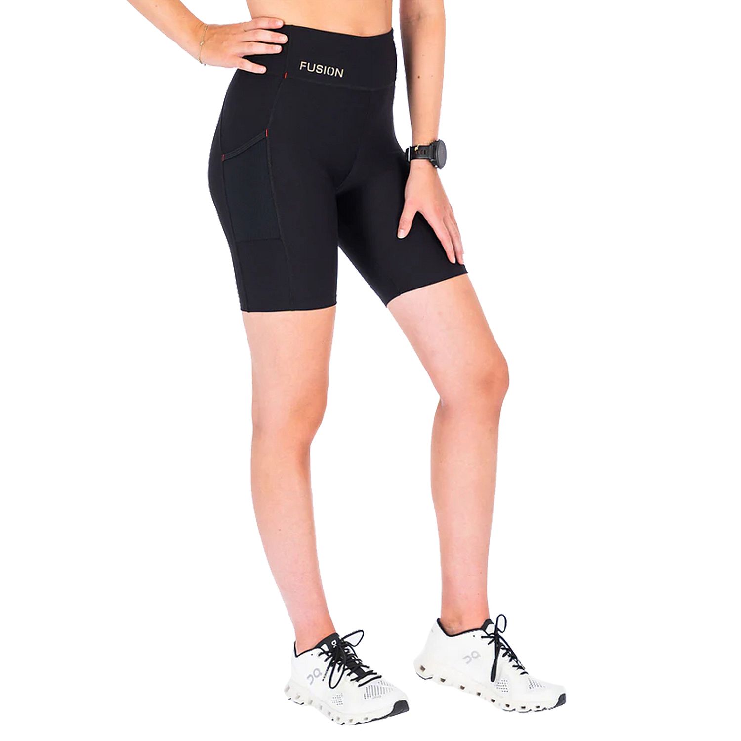 88637-Fusion-C3-Short-Training-Tights-zwart-dames-afbeelding-1