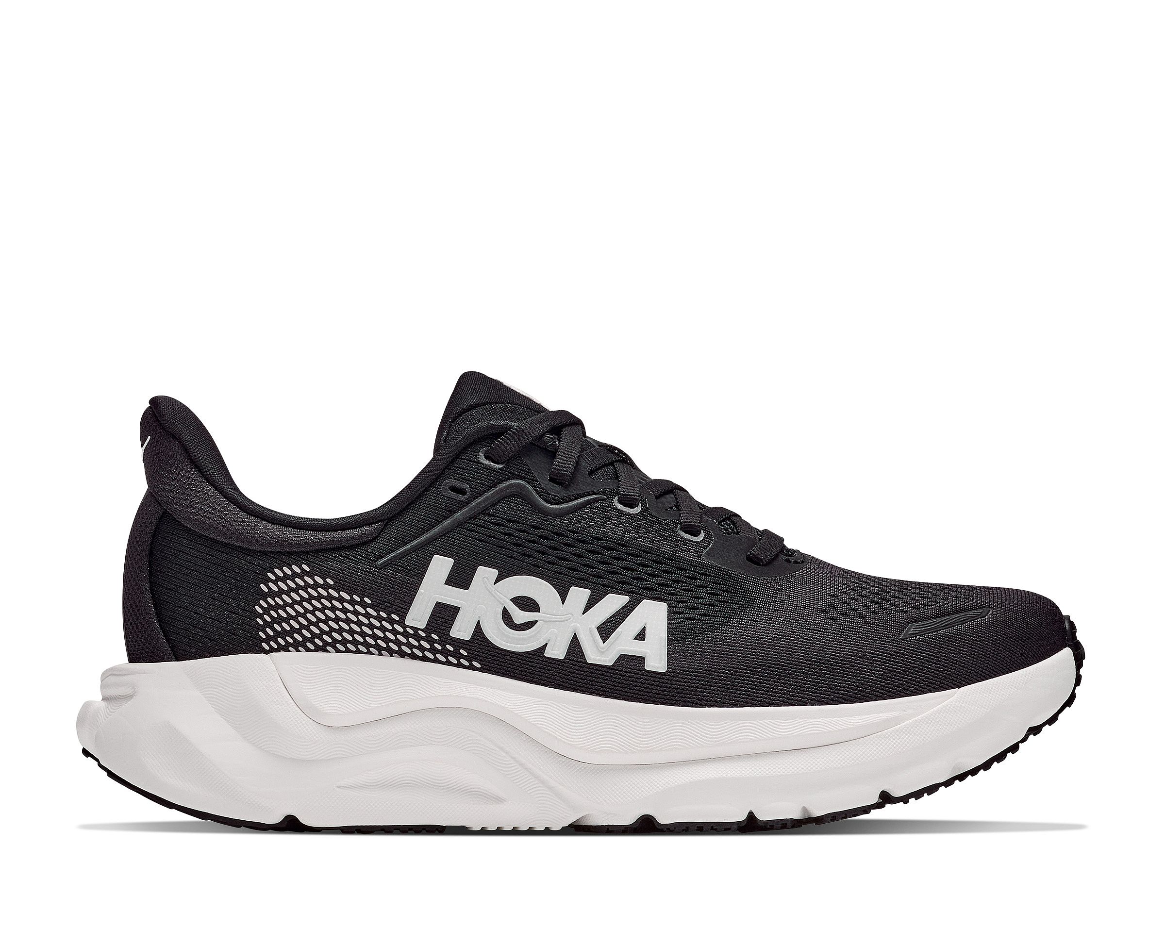 1176531-BWHT-Hoka-Arahi-9-hardloopschoenen-blackwhite-heren-afbeelding-1