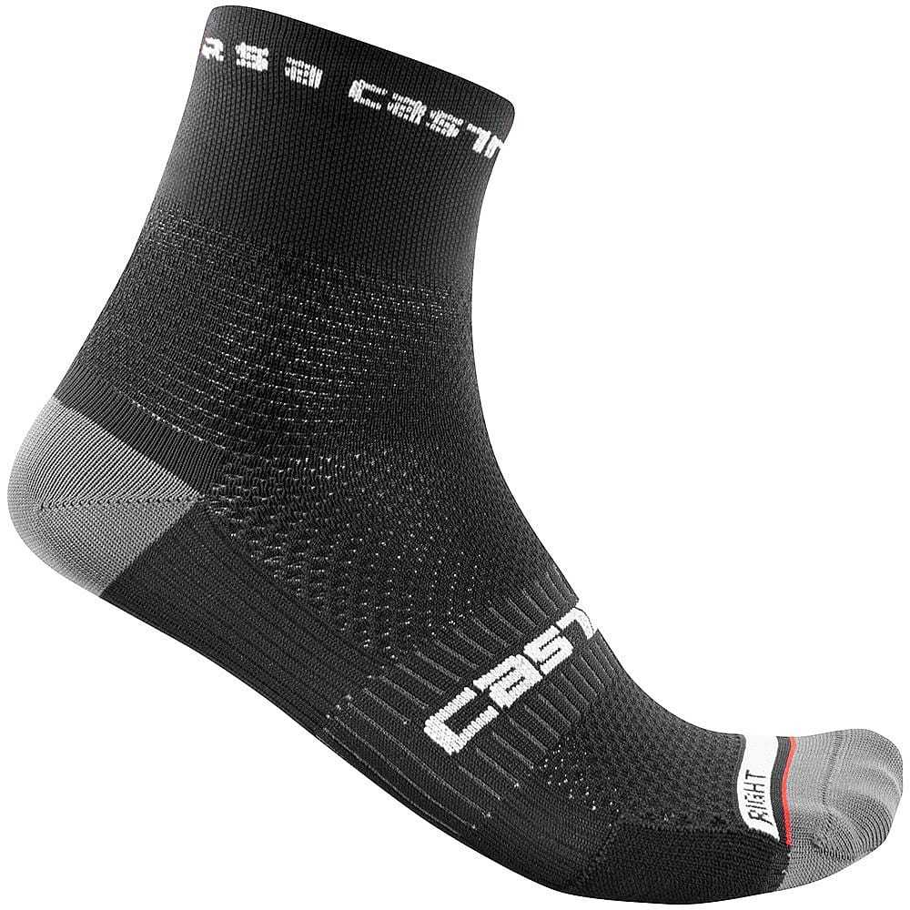 66636-Castelli-Rosso-corsa-9-fietssokken-zwart-heren-afbeelding-1