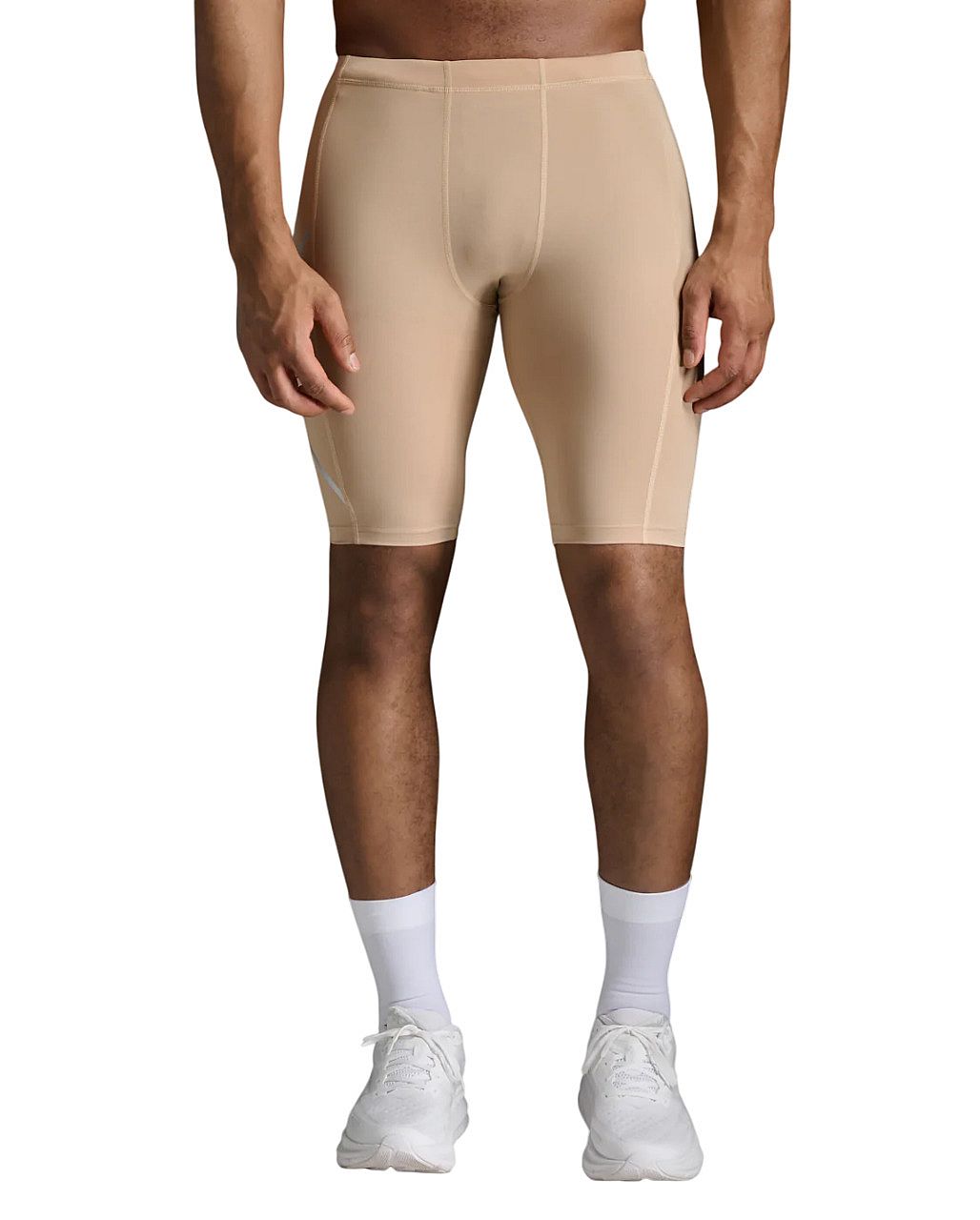 113473-2XU-Core-Compression-Shorts-BeigeSilver-Heren-afbeelding-1