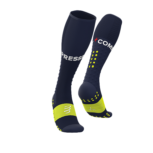 78604-Compressport-Full-socks-Run-compressiesokken-blauw-afbeelding-1