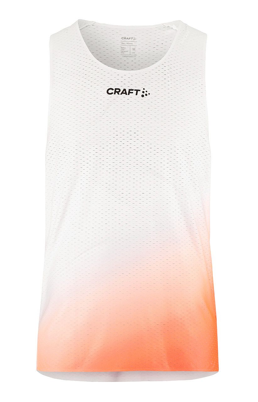114225-Craft-Race-Day-hardloop-singlet-WhiteMulti-heren-afbeelding-1