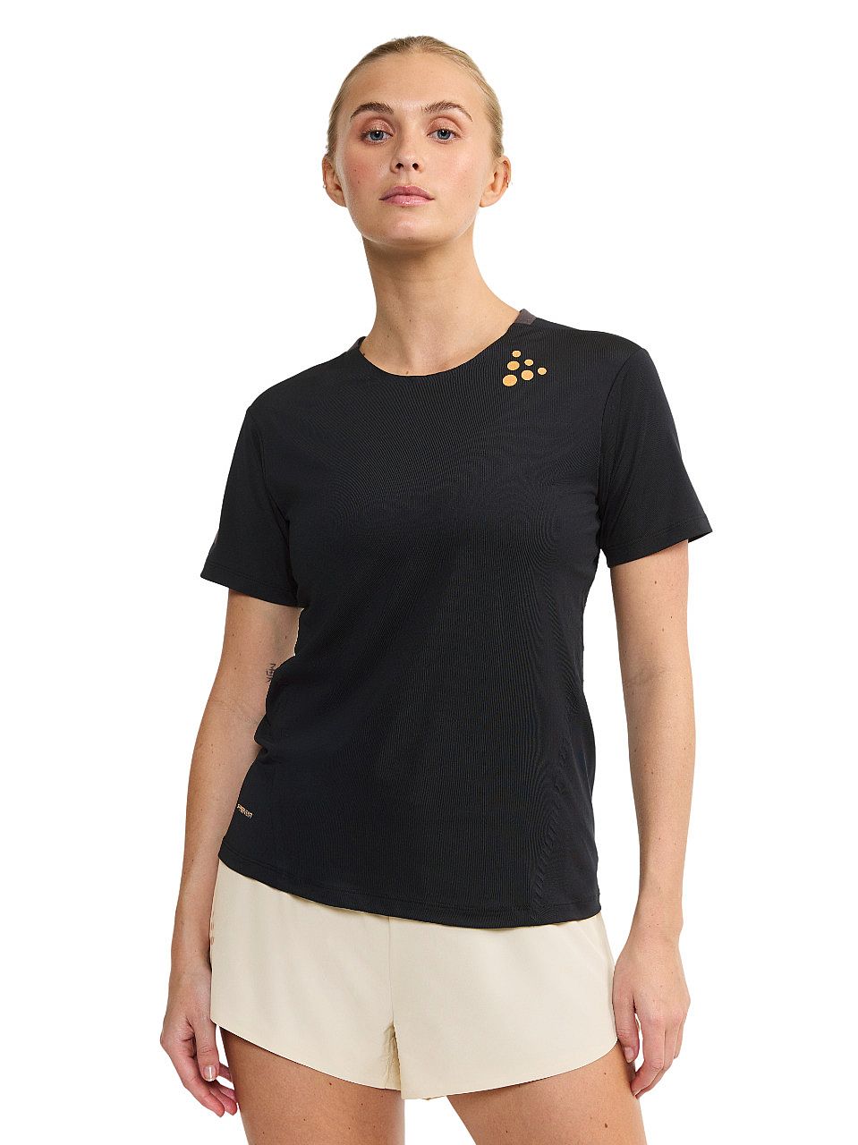 114419-Craft-PRO-Hypervent-hardloopshirt-korte-mouw-2-zwart-dames-afbeelding-2