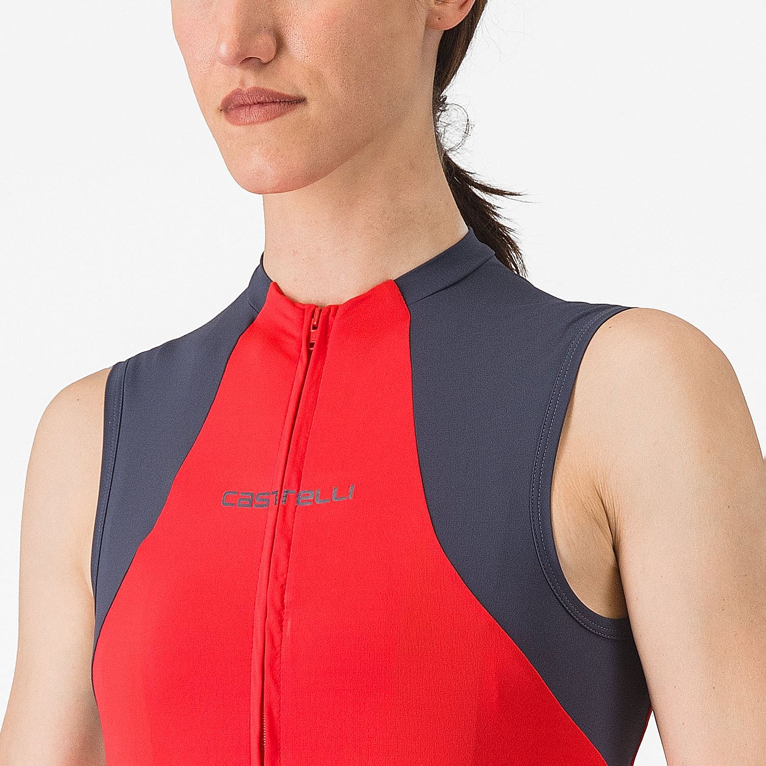 111320-Castelli-Sole-sleeveless-jersey-rood-dames-afbeelding-4