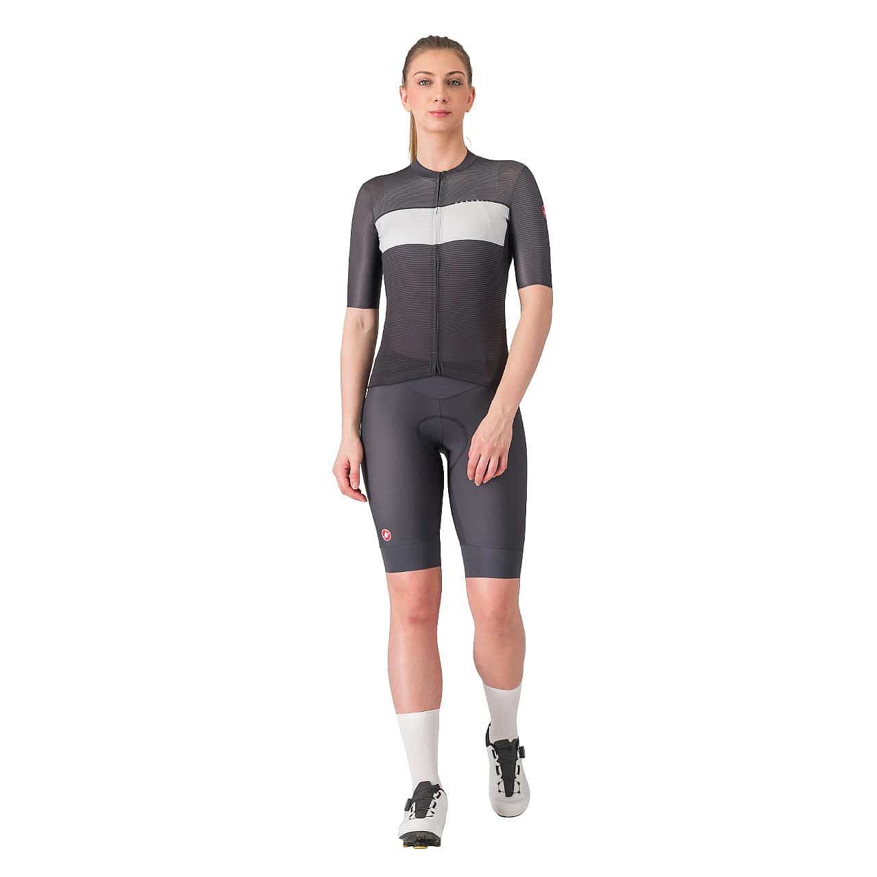 111287-Castelli-Elegante-jersey-korte-mouw-zwartzilver-dames-afbeelding-1