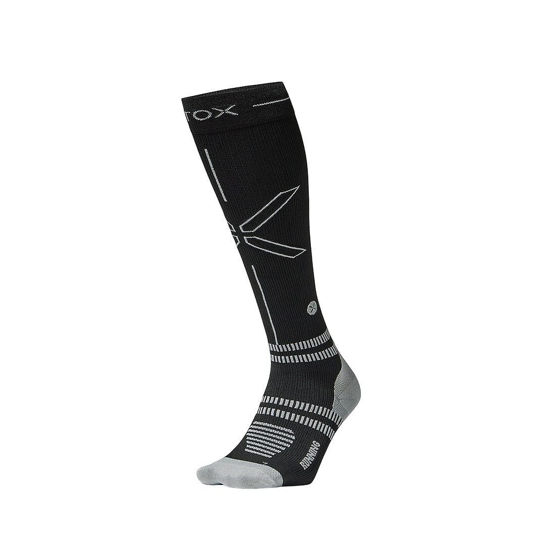 116217-Stox-Running-Ultralight-Socks-zwartgrijs-dames-afbeelding-1