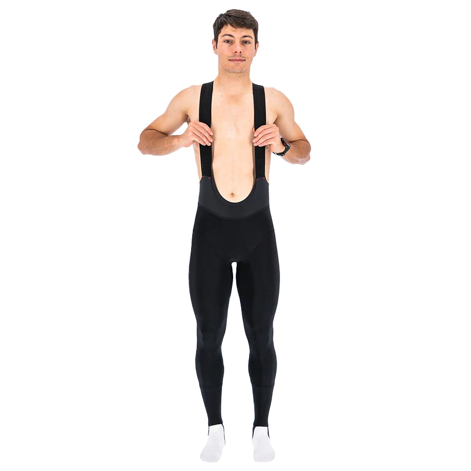 94738-Fusion-Long-Bib-Tights-zwart-Unisex-afbeelding-1