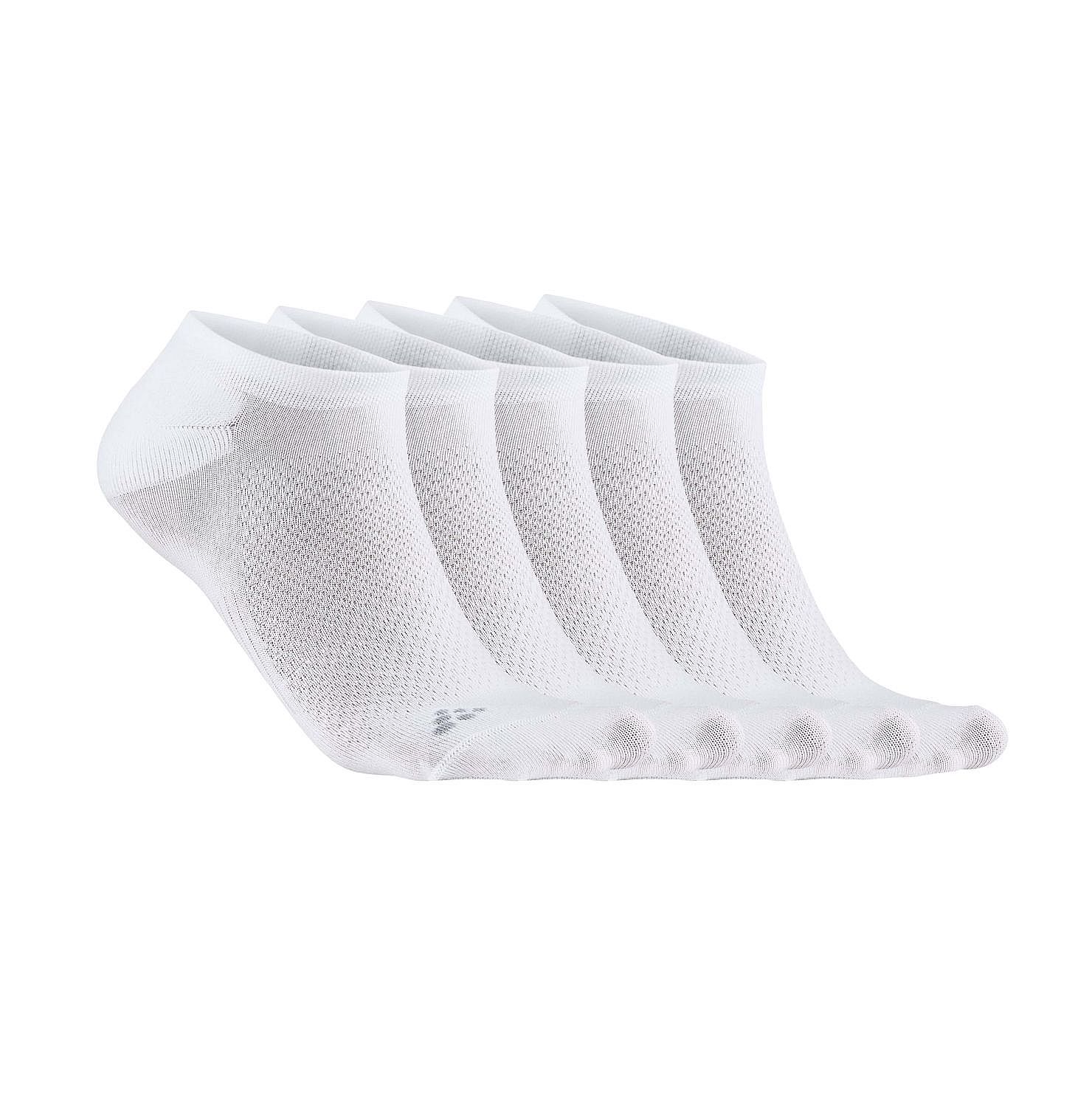 1916103-900000-Craft-CORE-Dry-Footies-sokken-5-pack-wit-unisex-afbeelding-1