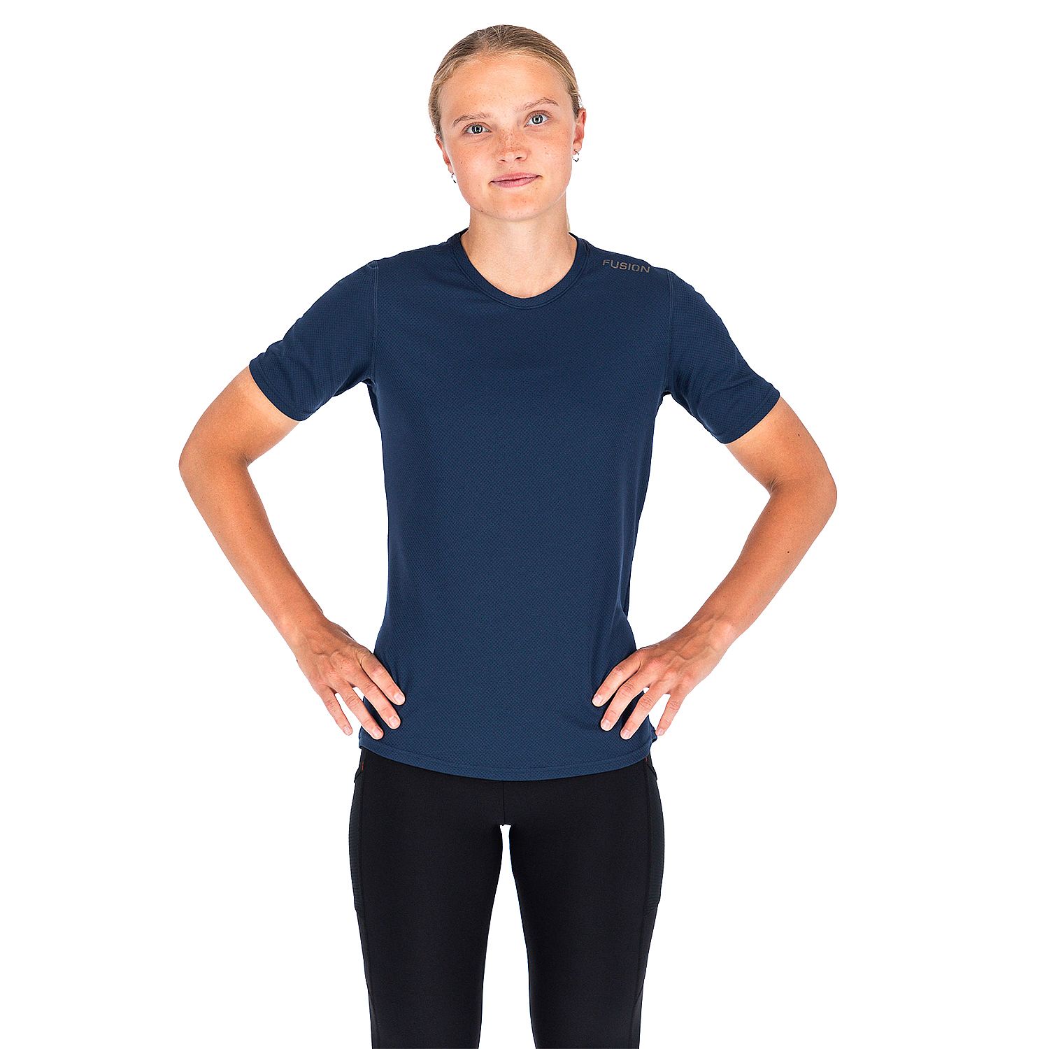 1035-NIB-Fusion-Nova-T-shirt-blauw-dames-afbeelding-1