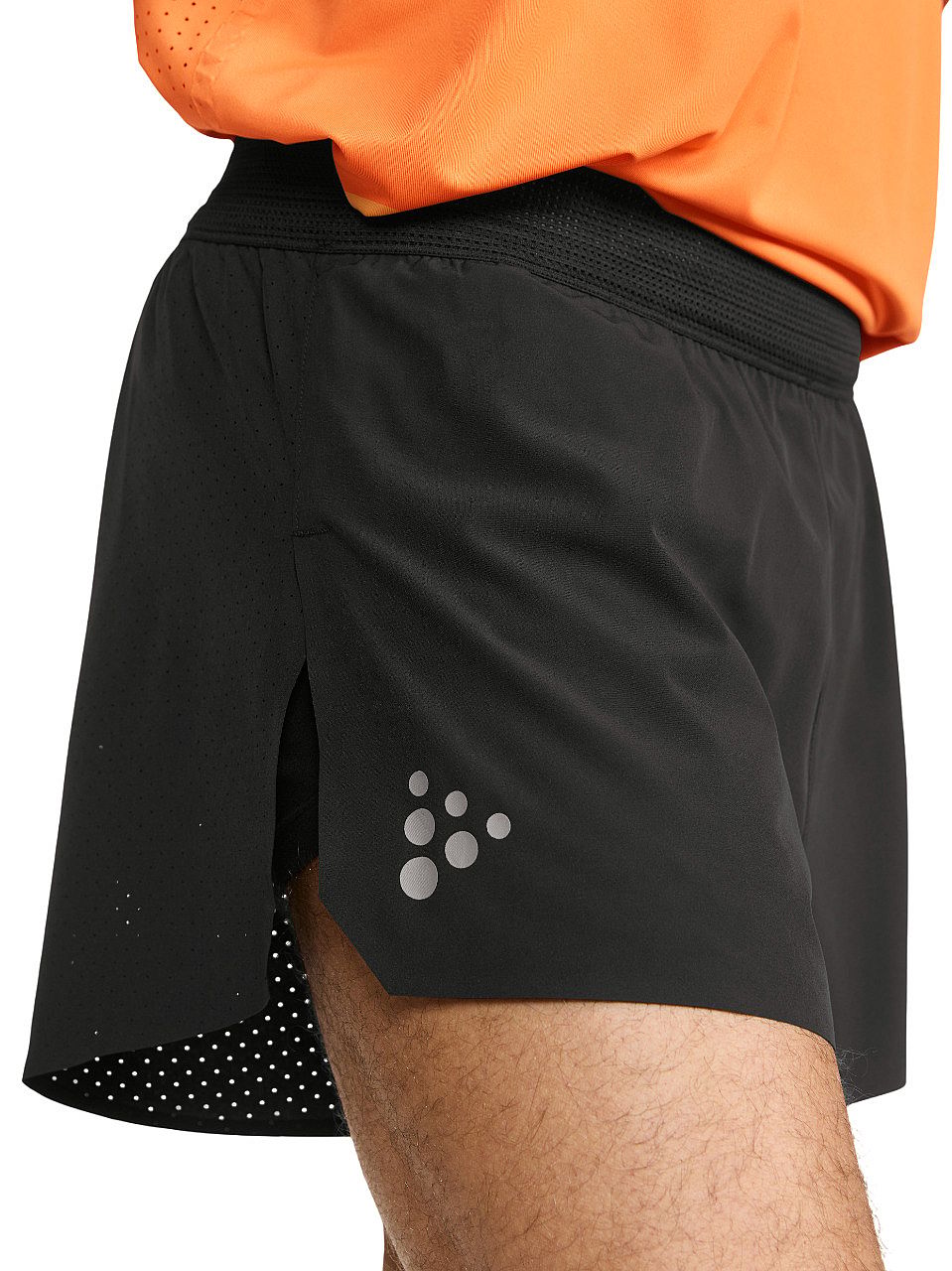 114707-Craft-PRO-Hypervent-Split-hardloopbroek-kort-2-zwart-heren-afbeelding-4
