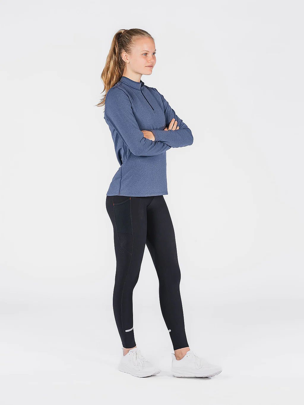 94471-Fusion-C3-Zip-Neck-blauw-dames-afbeelding-3