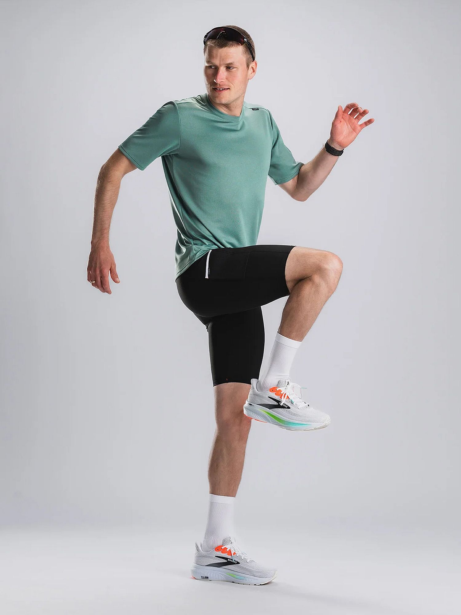 144514-Fusion-Tempo-Two-Run-T-shirt-heren-mineral-afbeelding-4