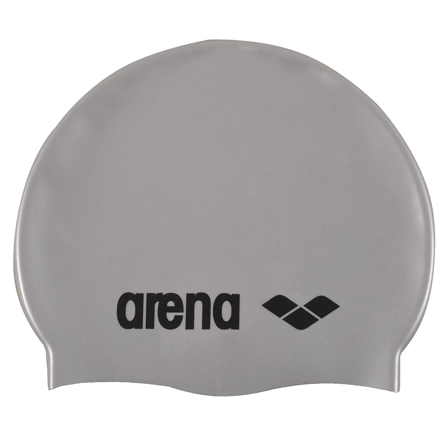 105276-Arena-Classic-Silicone-swimcap-zilverzwart-afbeelding-1