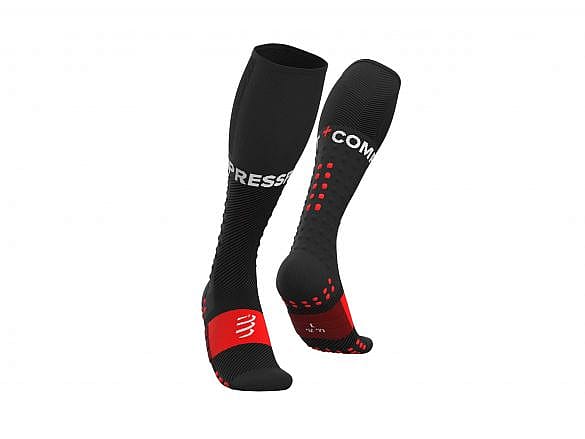 78589-Compressport-Full-socks-Run-compressiesokken-zwart-afbeelding-1