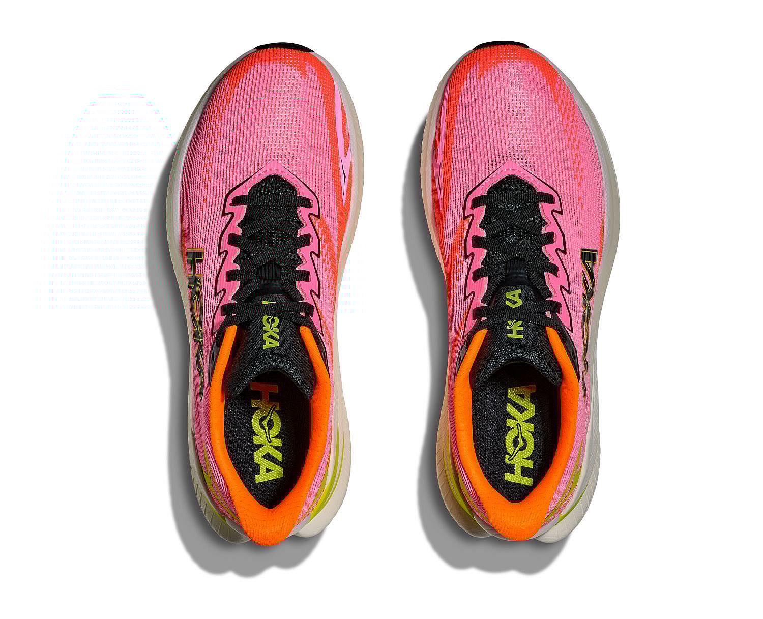 118010-Hoka-Mach-X-3-hardloopschoenen-Neon-RoseNeon-Tangerine-dames-afbeelding-3