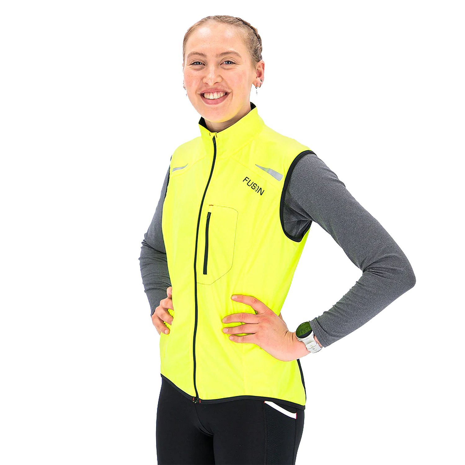 88444-Fusion-S1-Run-Vest-geel-dames-afbeelding-1