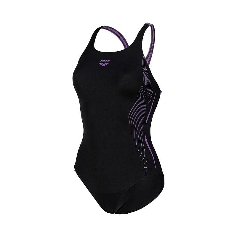 88077-Arena-Swim-Pro-Back-badpak-zwartpaars-dames-afbeelding-1