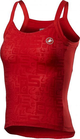 65485-Castelli-Promessa-Jaquard-Bavette-SL-top-rood-dames-afbeelding-1