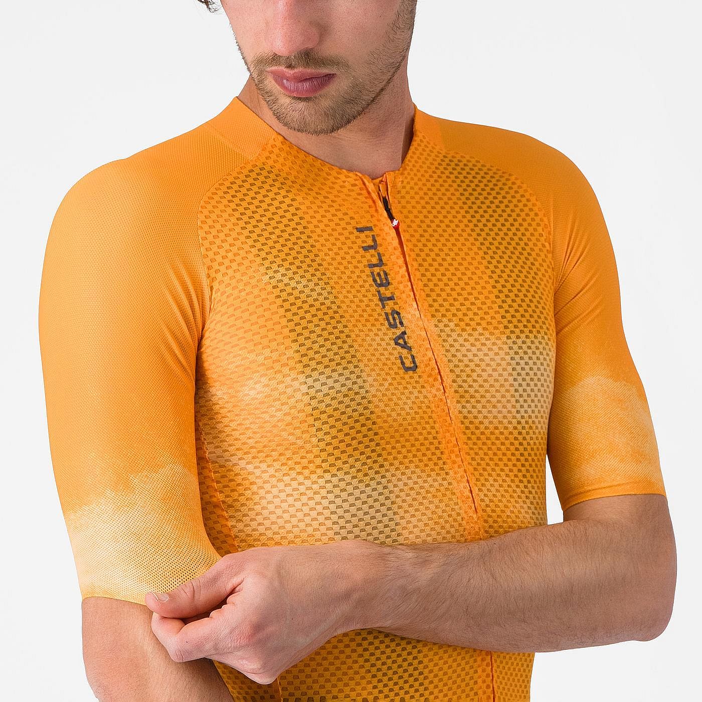 140774-Castelli-climbers-ac-jersey-vivid-orangesmoky-gray-heren-afbeelding-4