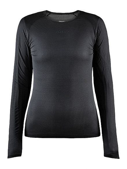 60614-Craft-Pro-Dry-Nanoweight-lange-mouw-ondershirt-zwart-dames-afbeelding-1