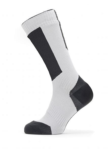 66676-Sealskinz-Runton-Cold-weather-mid-fietssok-met-Hydrostop-zwartwitgeel-afbeelding-1
