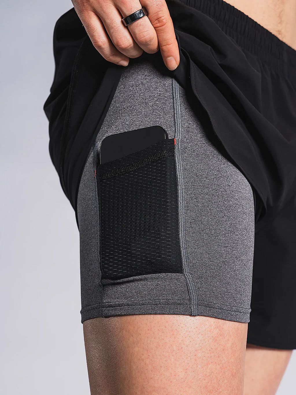 88334-Fusion-Run-Shorts-zwart-heren-afbeelding-6
